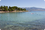 Strand Banj - Strand in Supetar auf der Insel Brac in Dalmatien