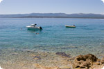 >Goldenes Horn - Strand in Bol auf der Insel Brac in Dalmatien